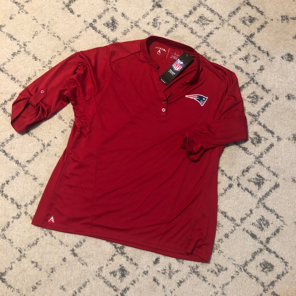 Women’s NFL Patriots 3/4 shirt NWT